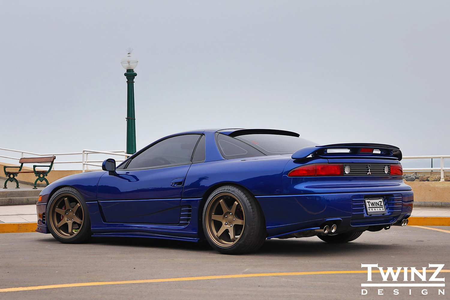Automotive Mitsubishi 3000GT Stealth Active Aero Rear Spoiler Wing